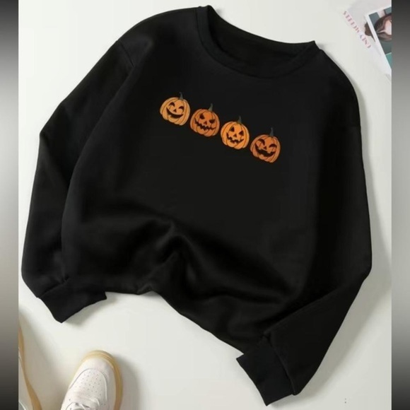 Black Pumpkin Sweater - Picture 1 of 4